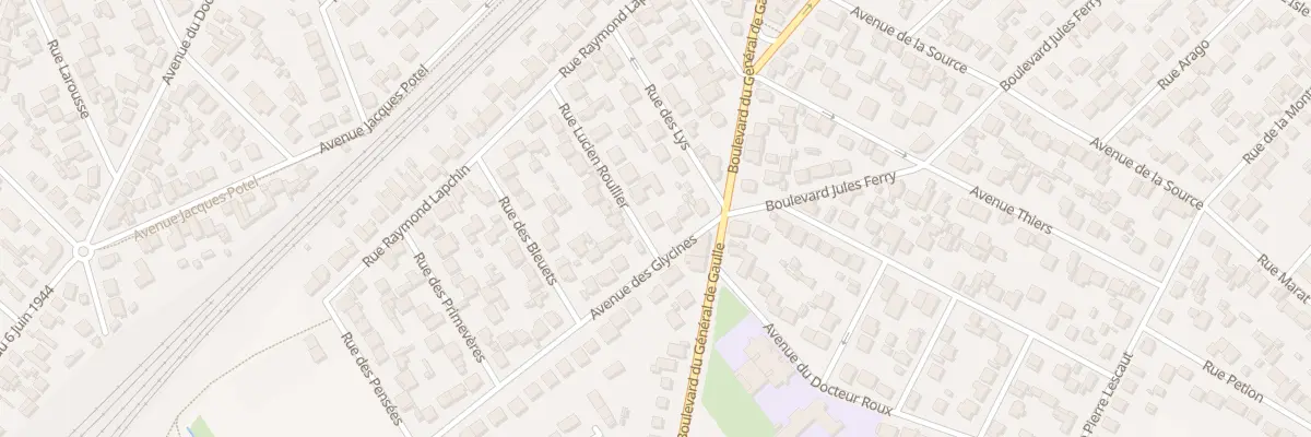 Plan du 13 Rue Lucien Roullier à Goussainville