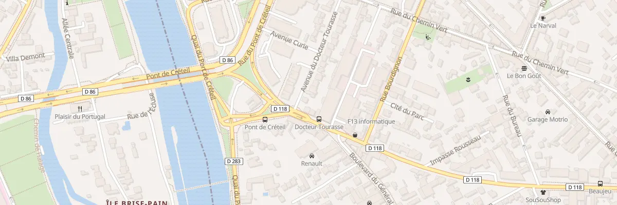 Plan du 31 Av du Docteur Tourasse à Saint-Maur-des-Fossés