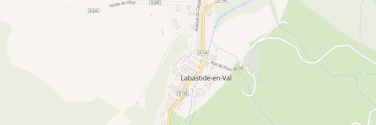 Plan du 6 Rue de la Fontaine à Labastide-en-Val