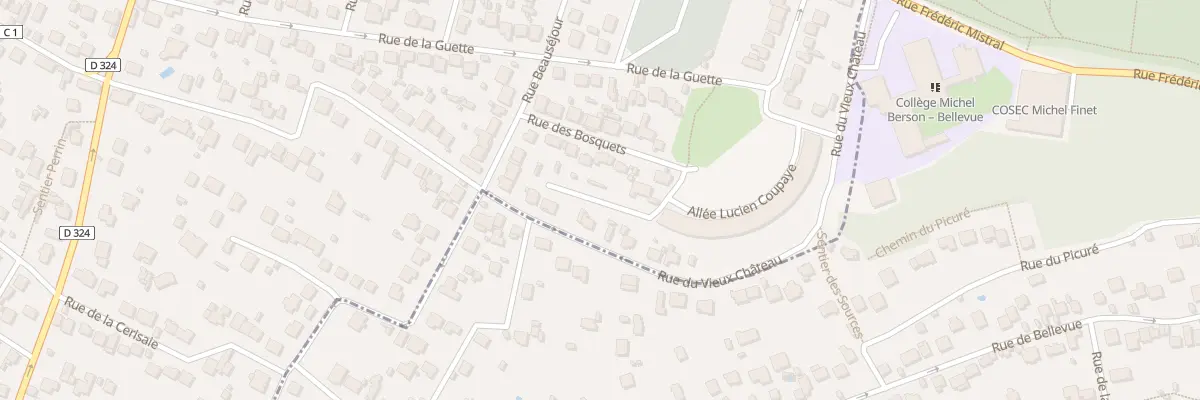 Plan du 18 All Lucien Coupaye à Crosne