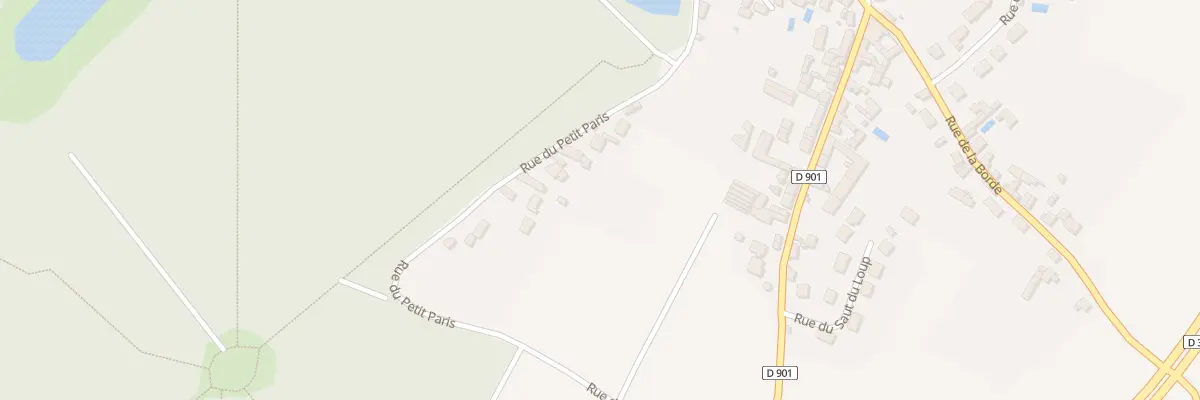 Plan du 17 Rue du Petit Paris à Courances