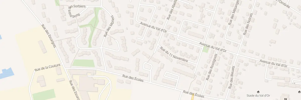 Plan du 25 Rue du 11 Novembre à Orval