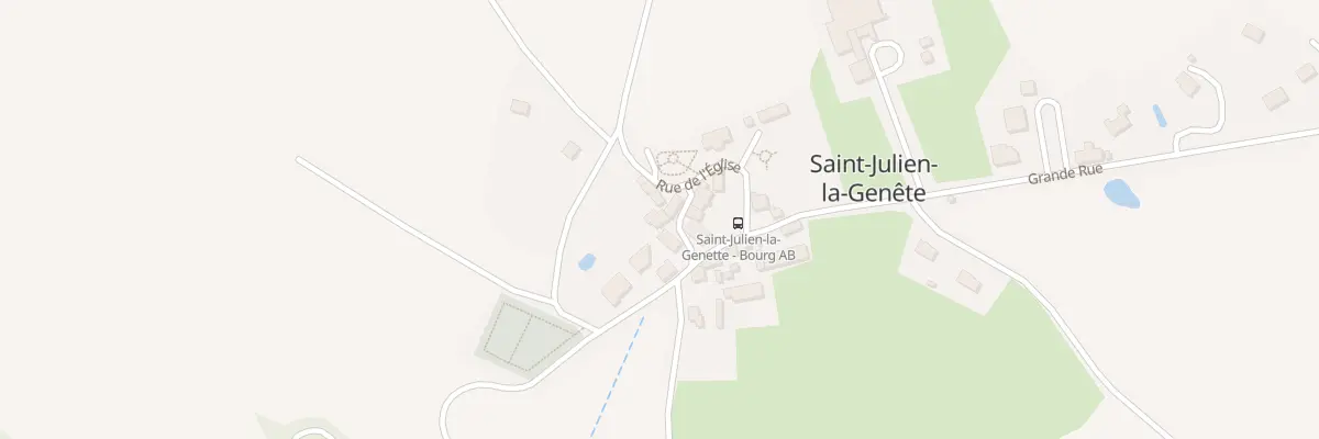 Plan du 3 Rue des Pensées à Saint-Julien-la-Genête