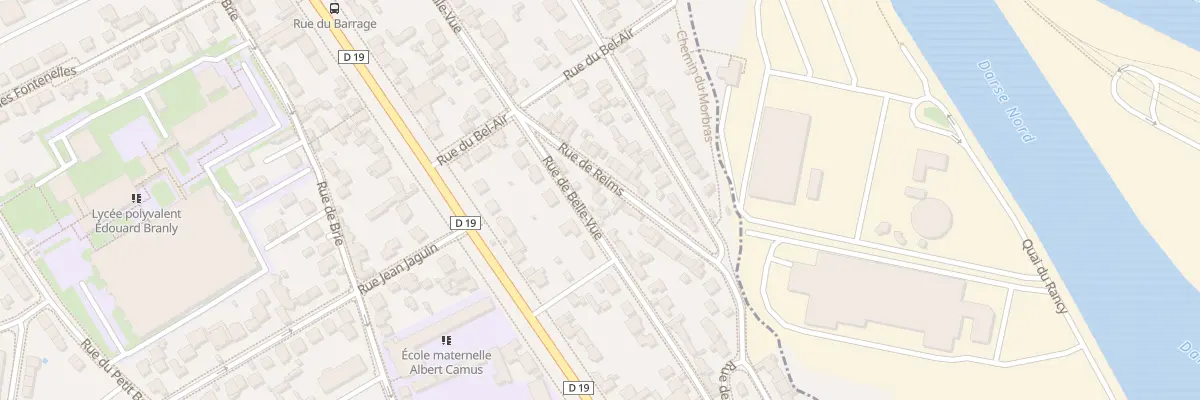 Plan du 8 Rue de Reims à Créteil