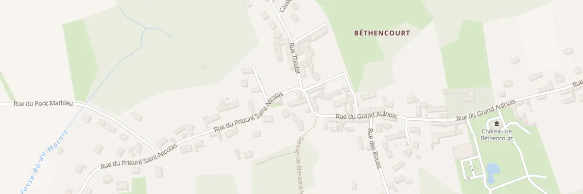 Plan du 7 Rue du Prieuré Saint-nicolas à Bailleval
