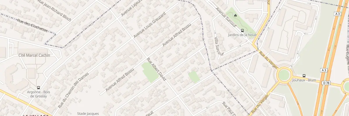 Plan du 109 Av des Martyrs Chateaubriant à Drancy