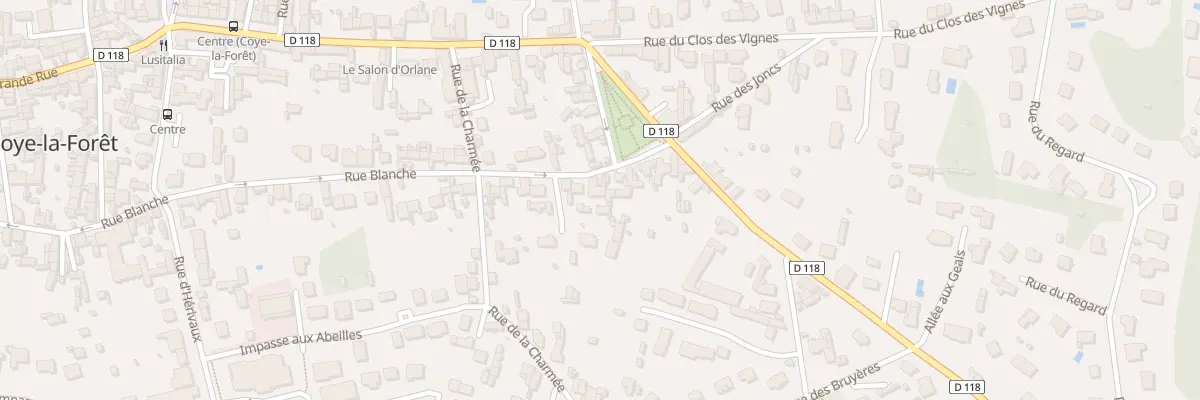 Plan du 5 Rue Blanche à Coye-la-Forêt