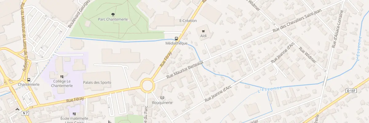 Plan du 20 Rue Maurice Berteaux à Corbeil-Essonnes