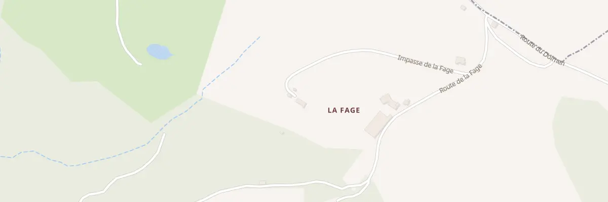 Plan du 5064 La Fage à Pruines