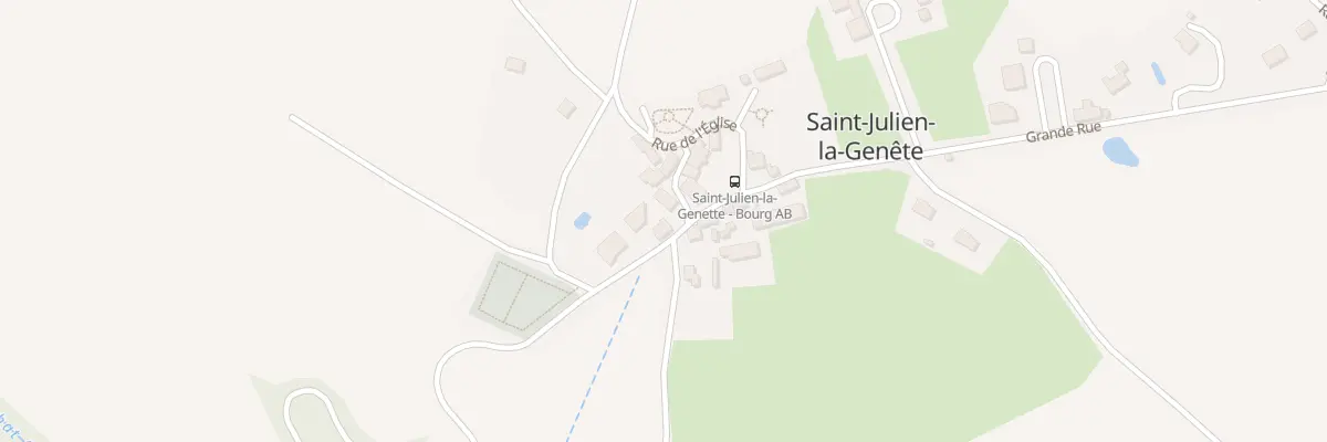 Plan du 3 Grande Rue à Saint-Julien-la-Genête