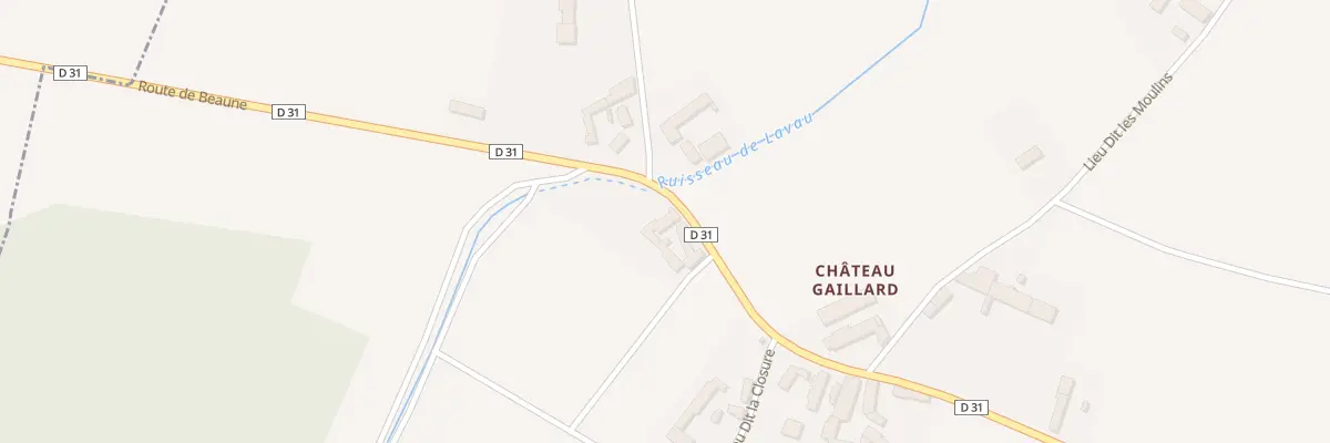 Plan du 41 Rte de Beaune à Juranville