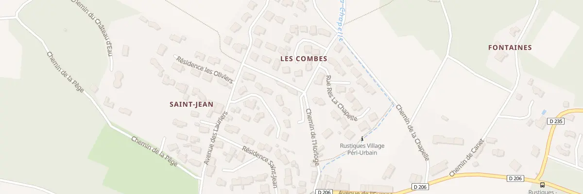 Plan du 1 Rue du Cantou à Rustiques