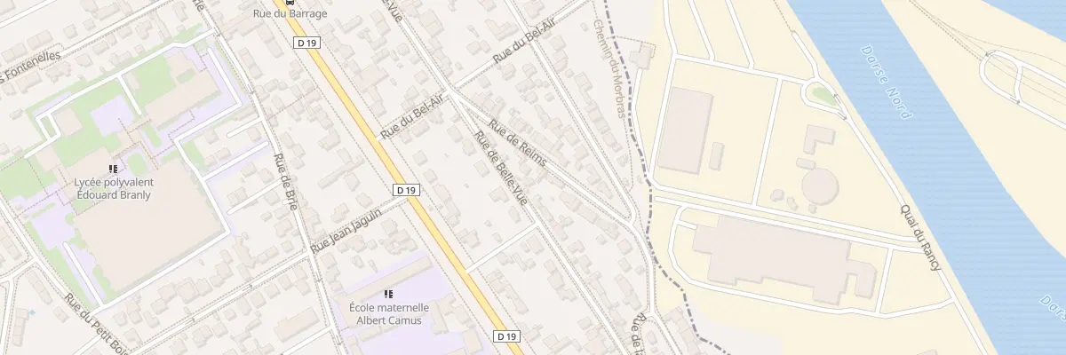 Plan du 35 Rue de Bellevue à Créteil