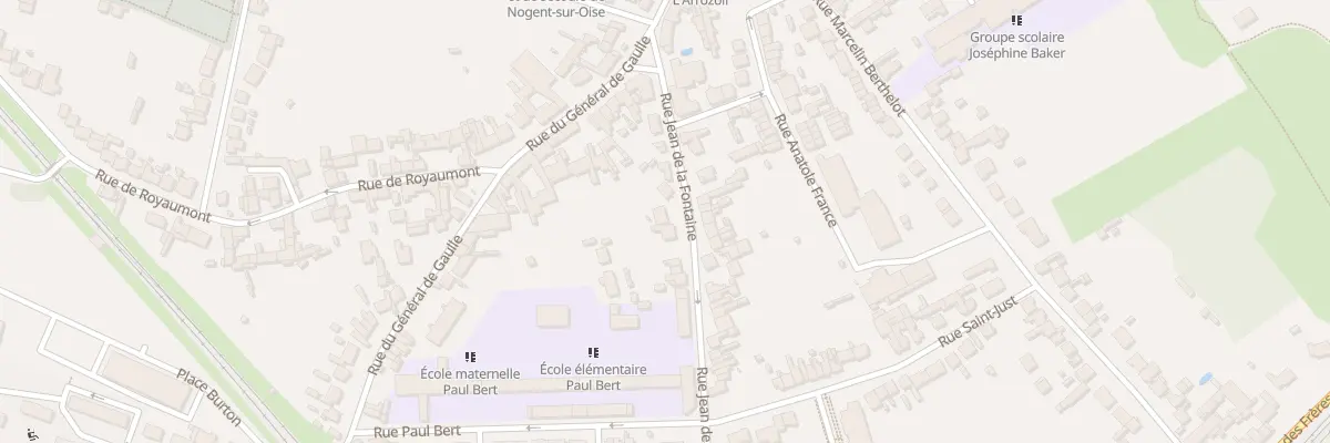 Plan du 14 Rue Jean de la Fontaine à Nogent-sur-Oise