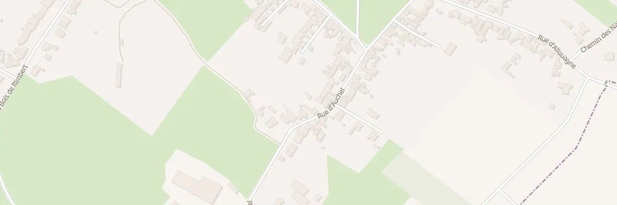 Plan du 26 Rue d’Auchel à Burbure