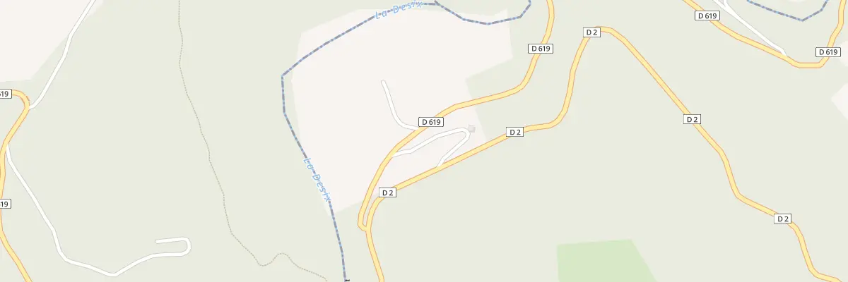 Plan de Roquevert à Trévillach