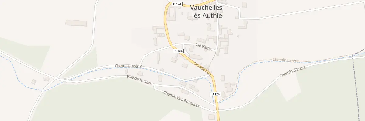 Plan du 12 Gr Grande Rue à Vauchelles-lès-Authie