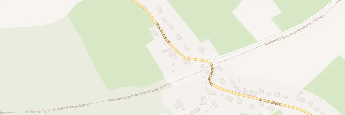 Plan du 57 Rue de Diéval à Bajus