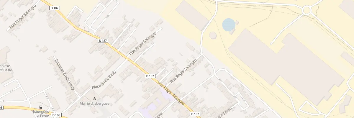 Plan du 99 Rue Roger Salengro à Isbergues