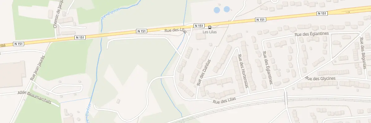 Plan du 44 Rue des Lilas à Saint-Germain-du-Puy