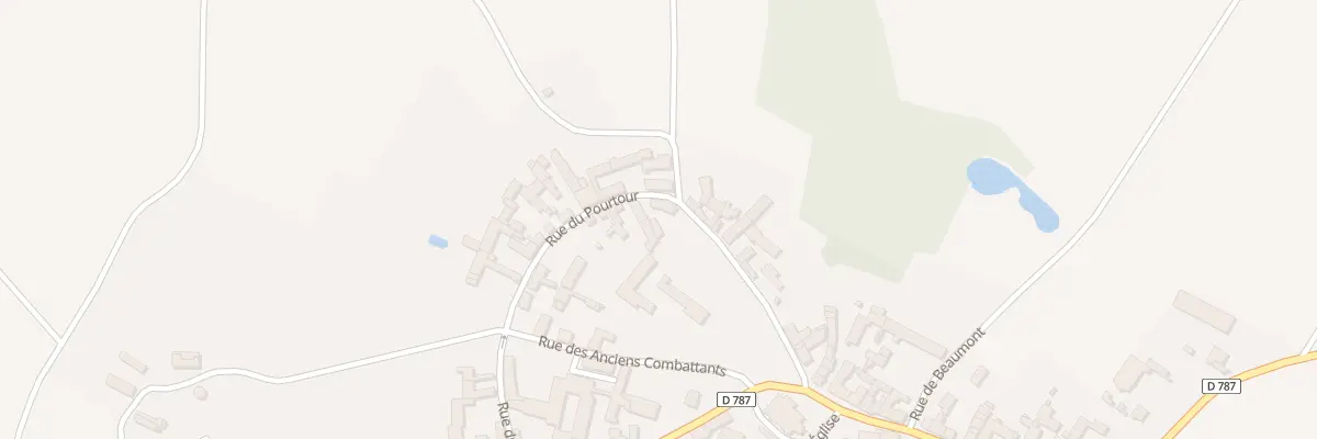 Plan du 1 Rue du Pourtour à Auxy