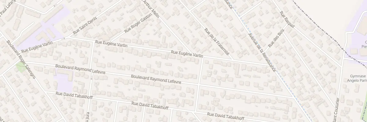 Plan du 62 Rue Eugène Varlin à Goussainville