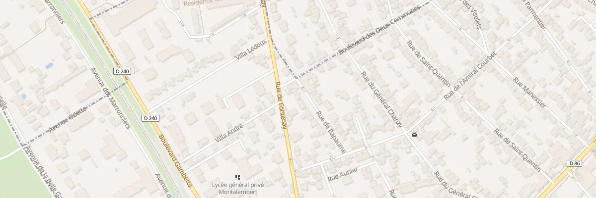 Plan du 19 Rue de Bapaume à Nogent-sur-Marne
