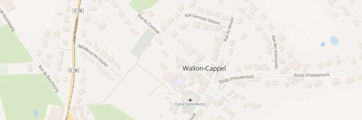 Plan du 85 Rue du Coevoet à Wallon-Cappel