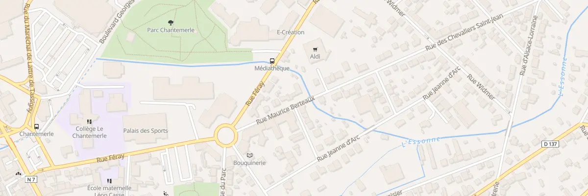 Plan du 18B Rue Maurice Berteaux à Corbeil-Essonnes