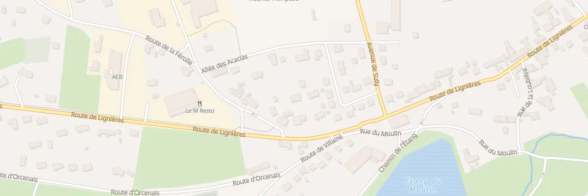 Plan du 88B Rte de Lignieres à Orval