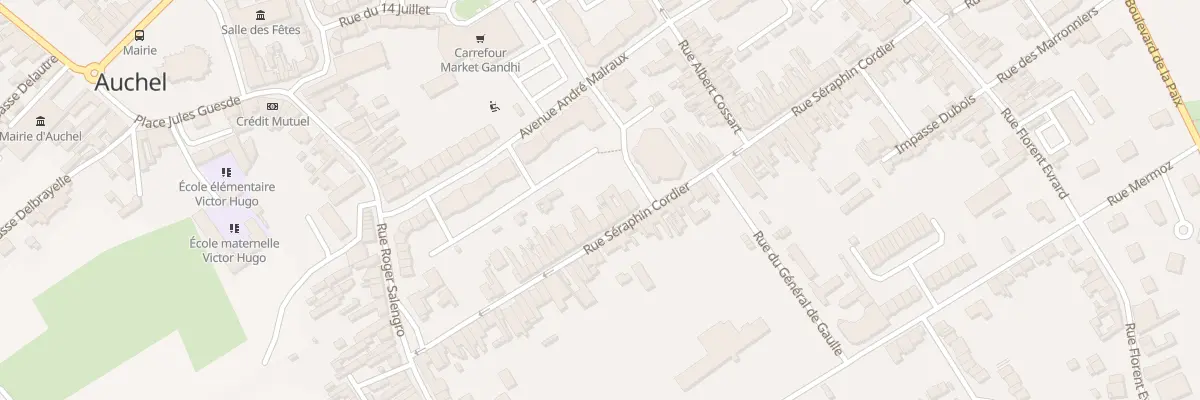 Plan du 29 Rue Séraphin Cordier à Auchel