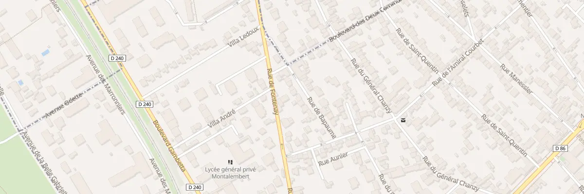 Plan du 15B Rue de Bapaume à Nogent-sur-Marne