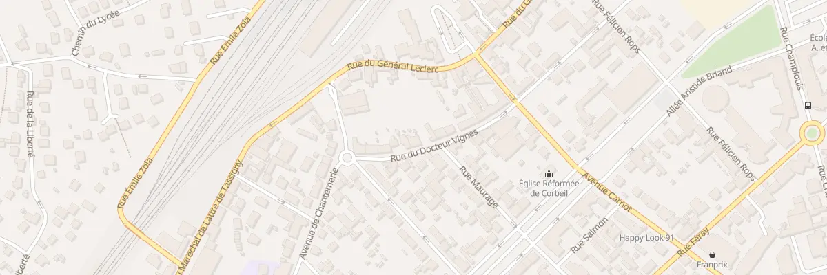 Plan du 40 Rue du Docteur Vignes à Corbeil-Essonnes