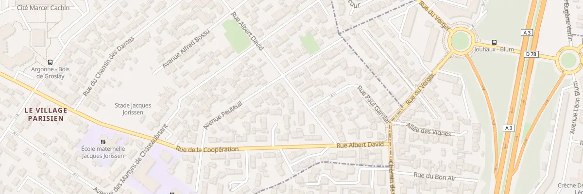 Plan du 60 Rue Albert David à Drancy