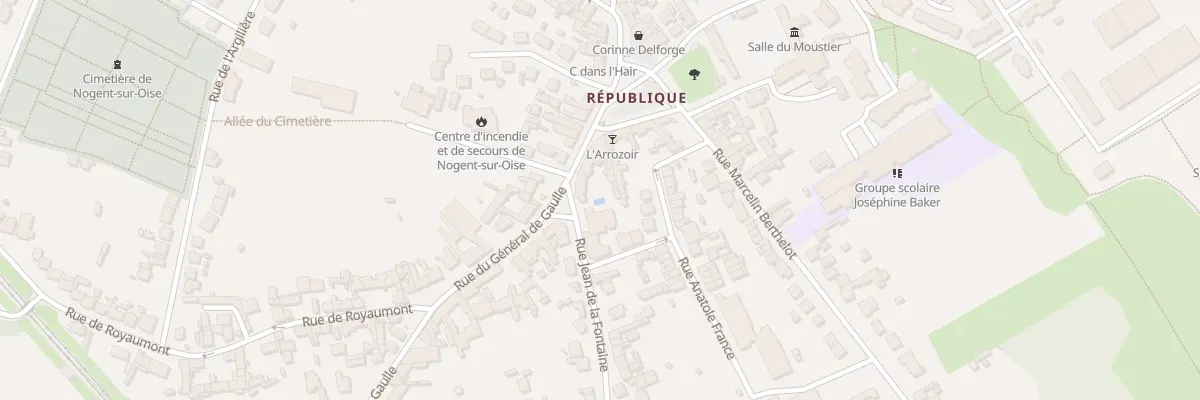 Plan du 1 Rue Jean de la Fontaine à Nogent-sur-Oise