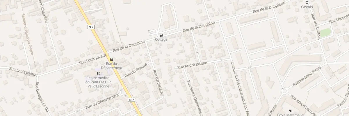 Plan du 20 Rue André Bezine à Corbeil-Essonnes