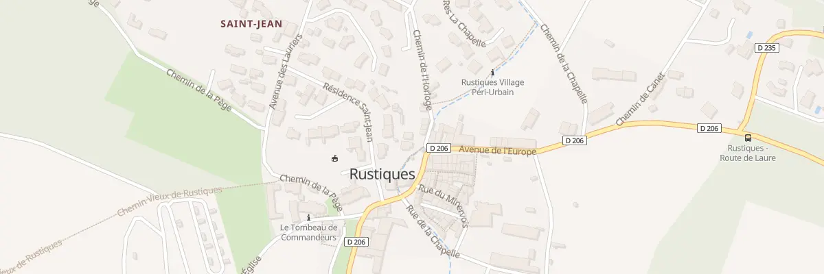 Plan du 1 Che de l’Horloge à Rustiques