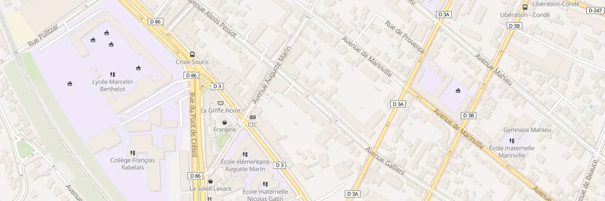 Plan du 8 Av Gallieni à Saint-Maur-des-Fossés