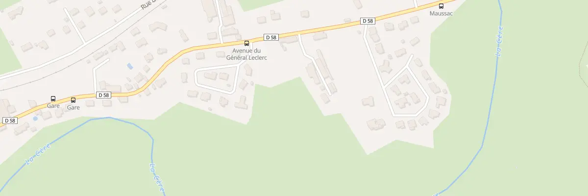 Plan du 5379 Rue Jean Toyre à Arpajon-sur-Cère