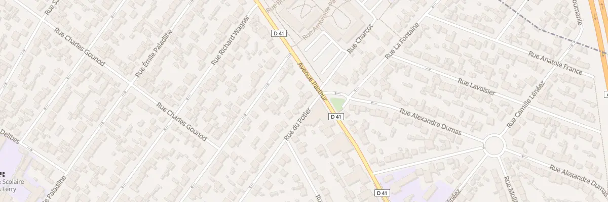 Plan du 55 Rue du Potier au Blanc-Mesnil