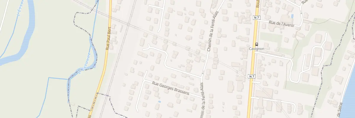Plan du 2 Imp des Bouchets à Corbeil-Essonnes