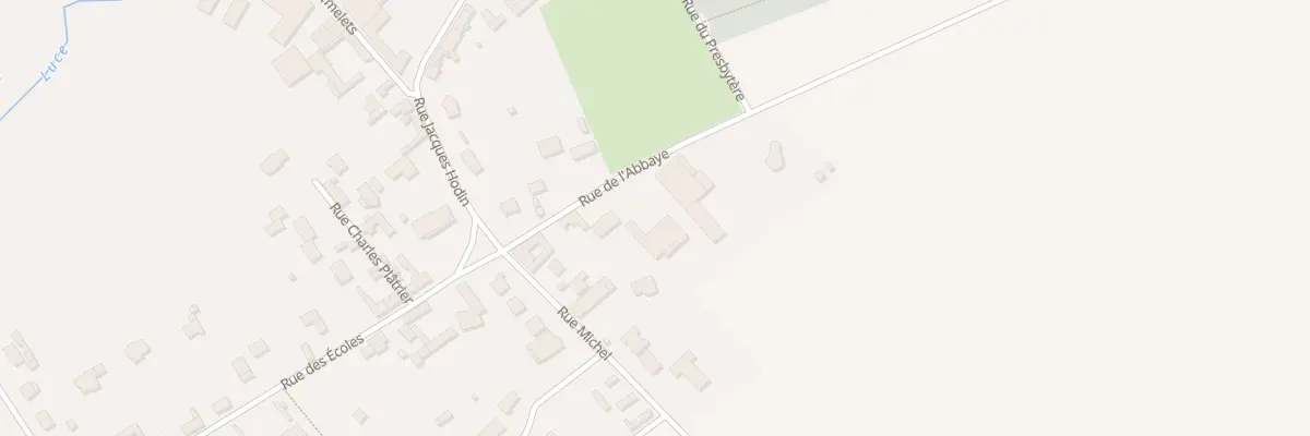 Plan du 3 Rue de l’Abbaye à Thennes