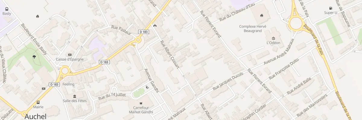 Plan du 15 Rue Albert Cossart à Auchel