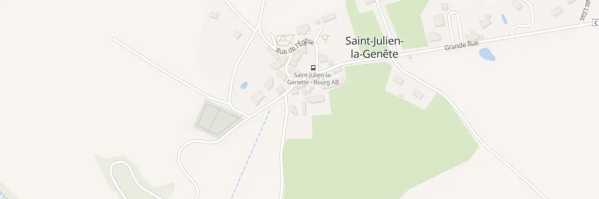 Plan du 1 Rue des Rosiers à Saint-Julien-la-Genête