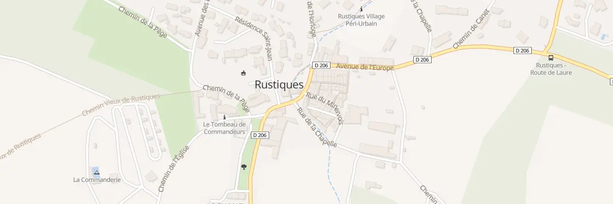 Plan du 2 Espa Jean Moulin à Rustiques
