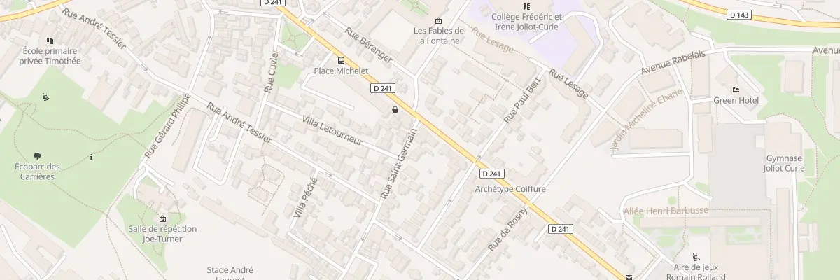 Plan du 54 Rue Saint-Germain à Fontenay-sous-Bois