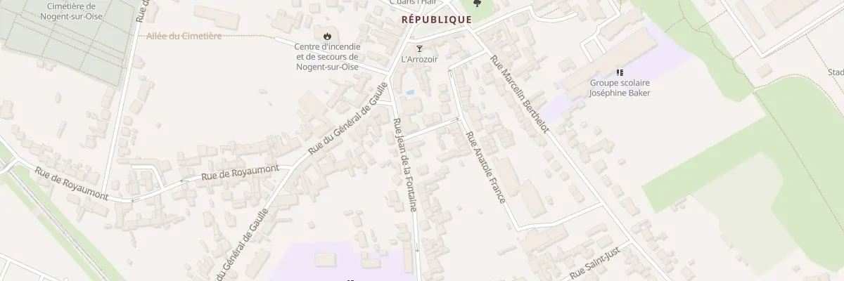 Plan du 9 Rue Jean de la Fontaine à Nogent-sur-Oise