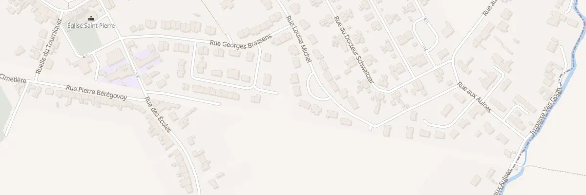 Plan du 30 Rue Louise Michel à Isbergues