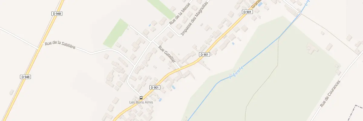Plan du 36 Grande Rue à Dannemois