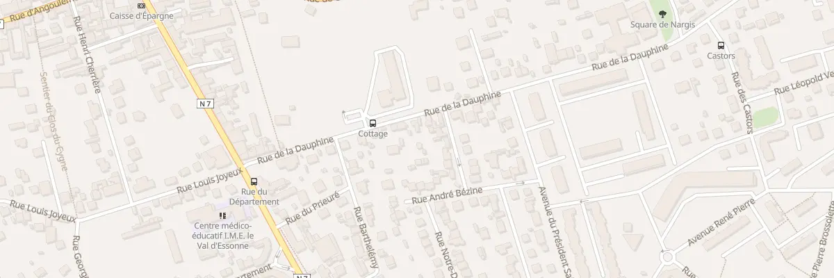 Plan du 91 Rue de la Dauphine à Corbeil-Essonnes